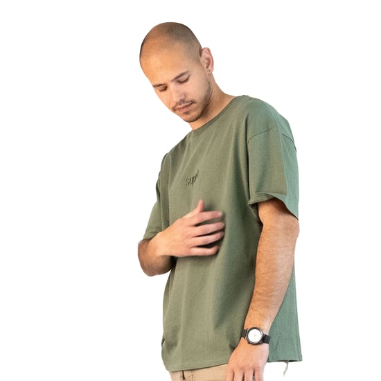 Herenoversized T-shirt met korte mouwen 3900 - Image 3