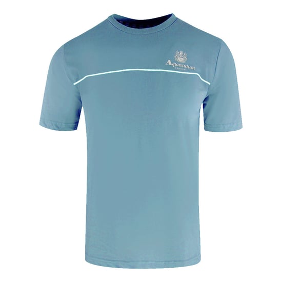 Aquascutum Active Piping Design Avio Blå T-shirt - Image 1