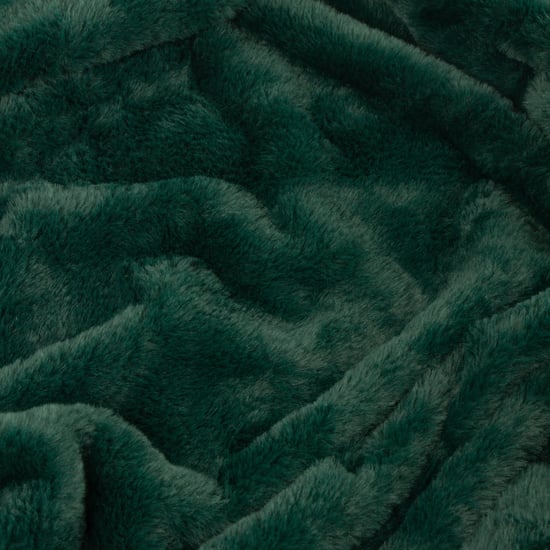 Furn Kallu Double-Sided Faux-Fur, 130 cm x 180 cm, Green - Image 2