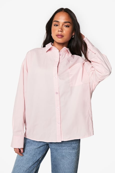 Cotton Poplin Oversized Shirt - Image 1