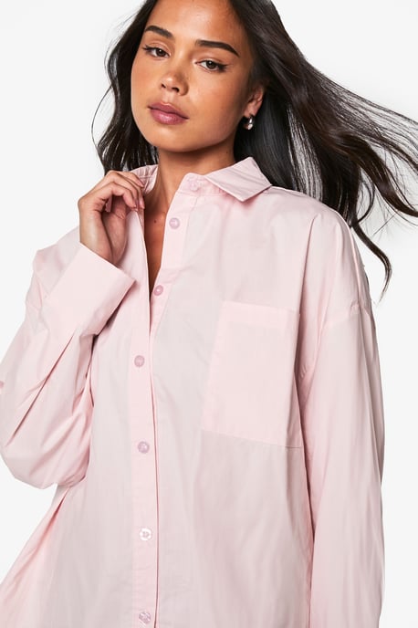Cotton Poplin Oversized Shirt - Image 4