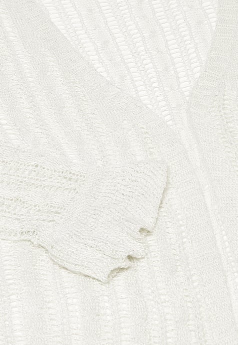 Dreimaster Vest vrouwen wolwit - Image 3