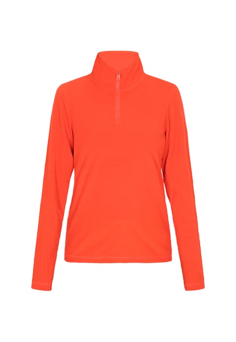 Mymo Fleece trui vrouwen oranje - Image 1