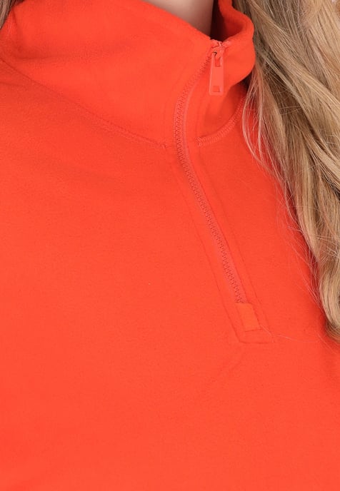 Mymo Fleece trui vrouwen oranje - Image 3