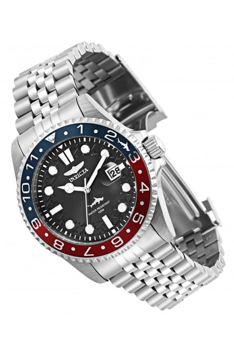 Invicta Pro Diver 30619 Heren Horloge - Quartz Uurwerk - Roestvrij Staal met zwarte Wijzerplaat - 43mm - Image 2