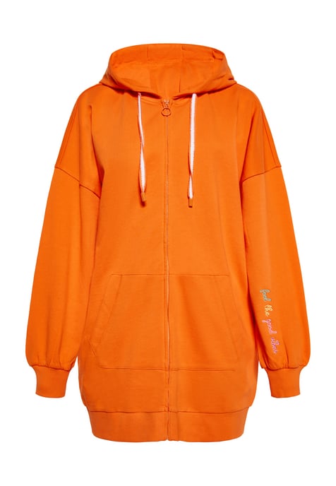 Mymo Hoodie vrouwen oranje - Image 1