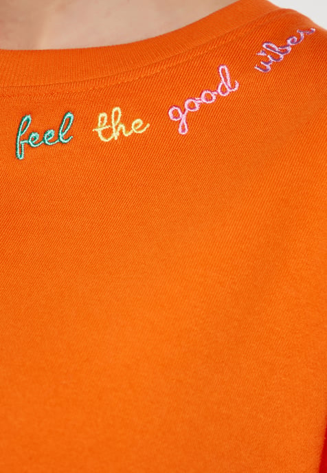 Mymo Sweatshirt orange - Image 3