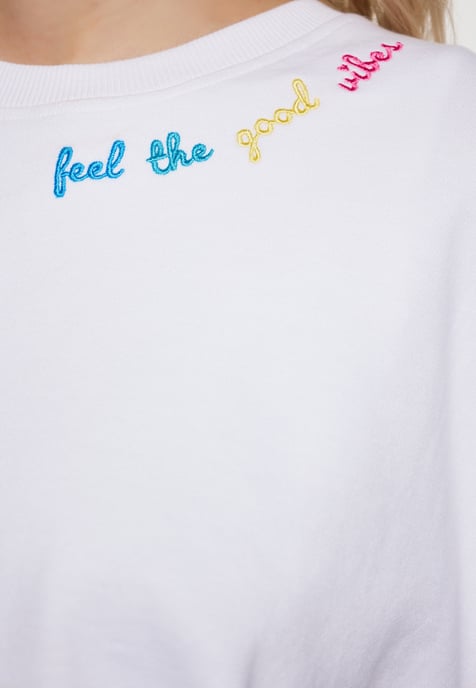 Mymo Sweatshirt vrouwen wit - Image 3