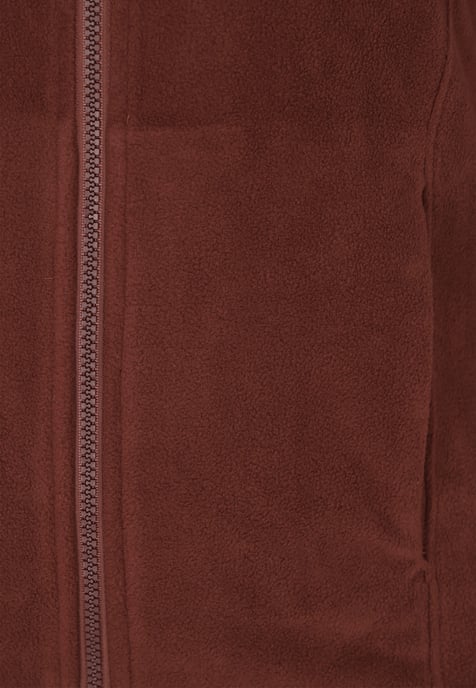 Dreimaster fleecejack vrouwen bruin - Image 3