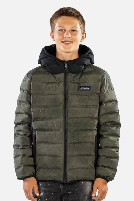 Phoenix Concrete Hypa Down Jacket Khaki - Image 1