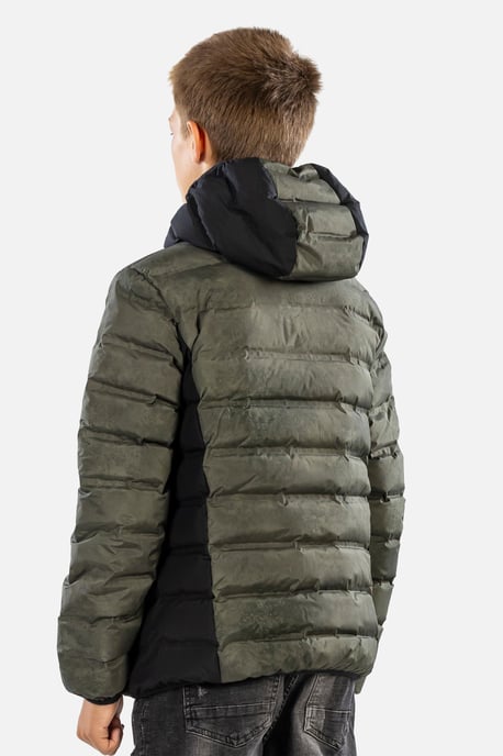 Phoenix Concrete Hypa Down Jacket Khaki - Image 3