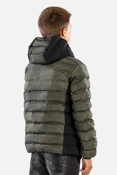 Phoenix Concrete Hypa Down Jacket Khaki - Image 4