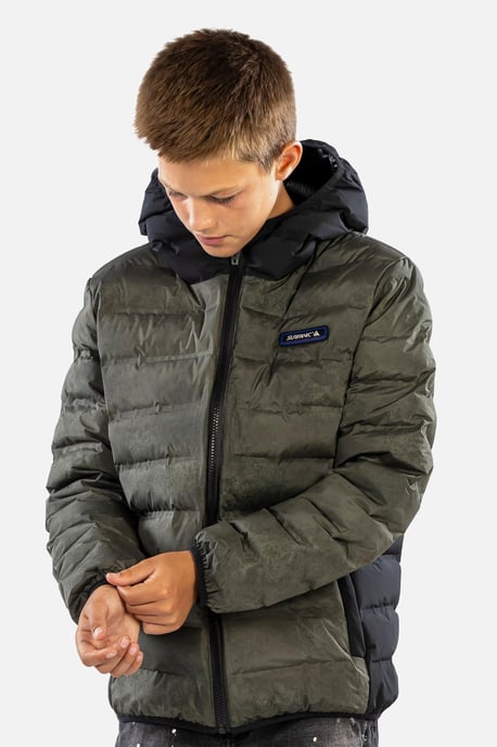 Phoenix Concrete Hypa Down Jacket Khaki - Image 6