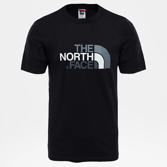 3 Pack The North Face Men’s Easy Tee T Shirt in Black/Grey/White - Image 2