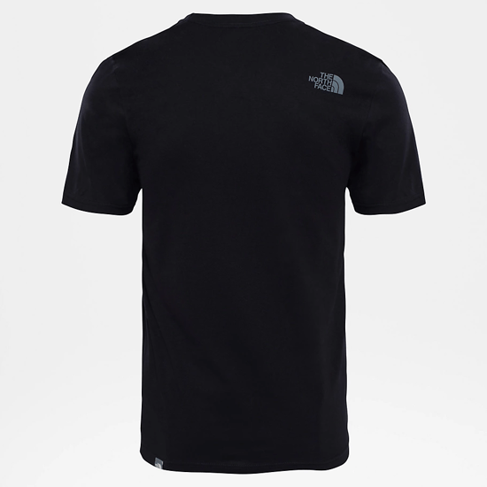 3 Pack The North Face Men’s Easy Tee T Shirt in Black/Grey/White - Image 5