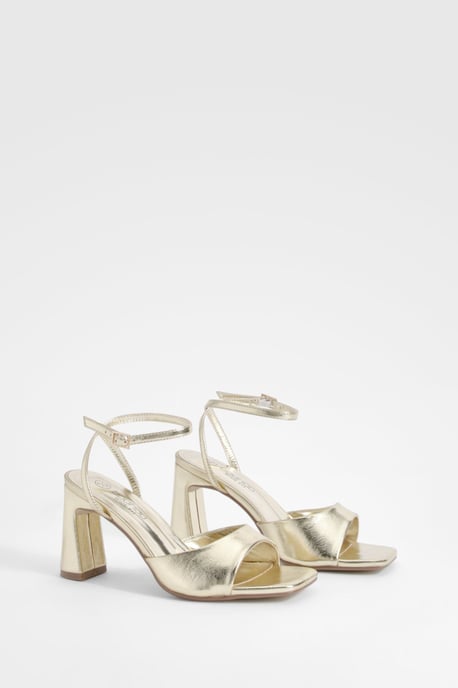 Wide Fit Flat Heel 2 Part Heels - Image 1