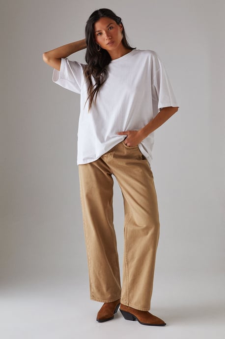 Washed Low Rise Denim Boyfriend Jean - Image 4