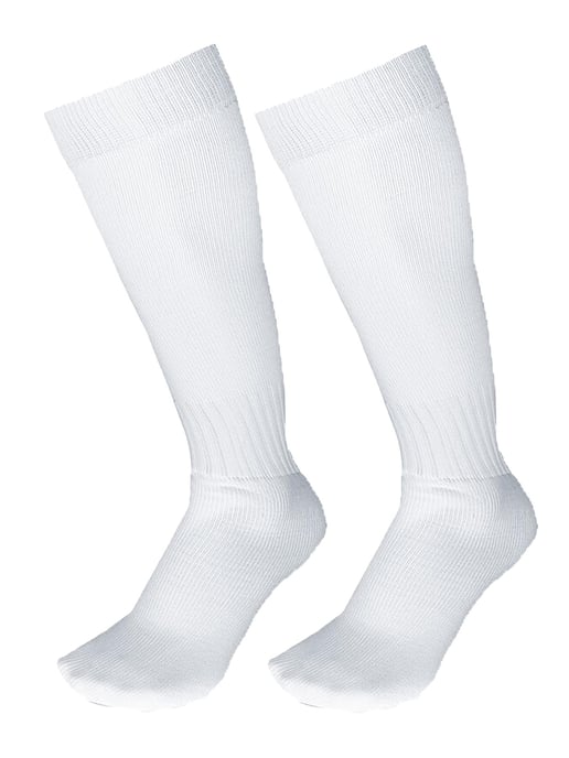 3 Pack White Football Socks Kids - Image 2