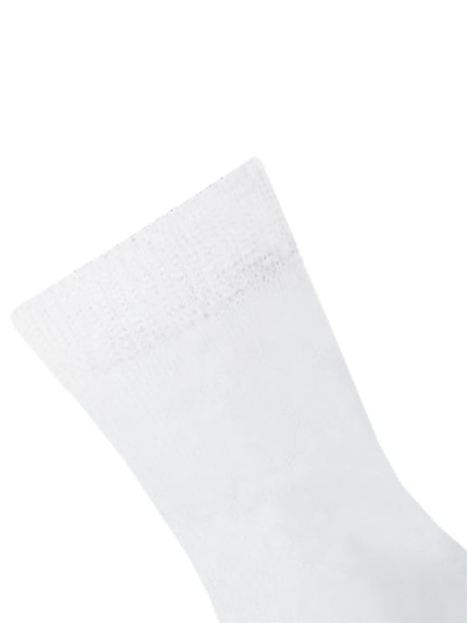 12 Pack Kids White School Socks - Image 2