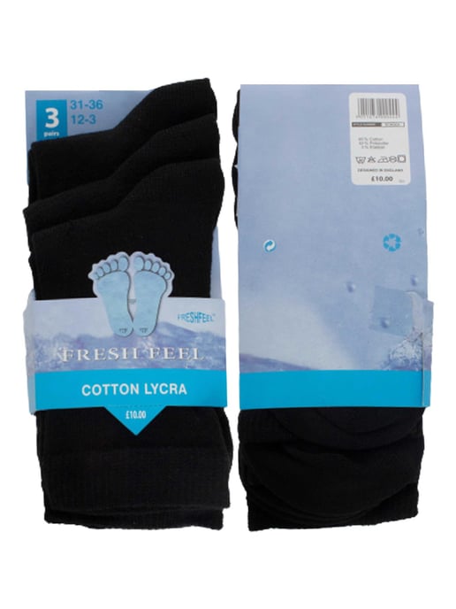 12 Pack Kids Black School Socks - Image 4