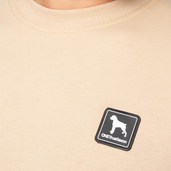 One True Saxon Dexon Mens Sand T-Shirt - Image 3