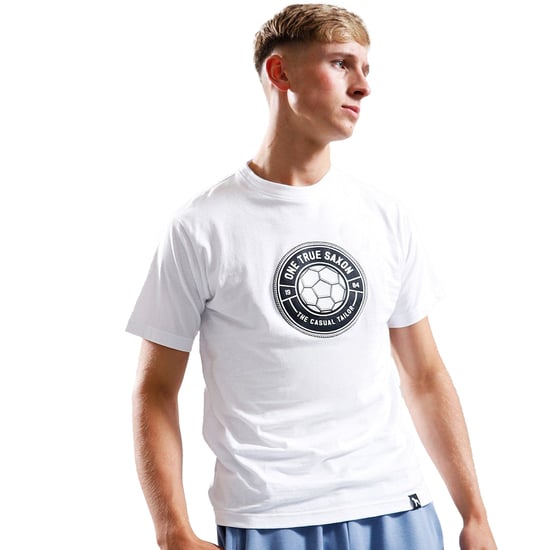 One True Saxon Baller Mens White T-Shirt - Image 1