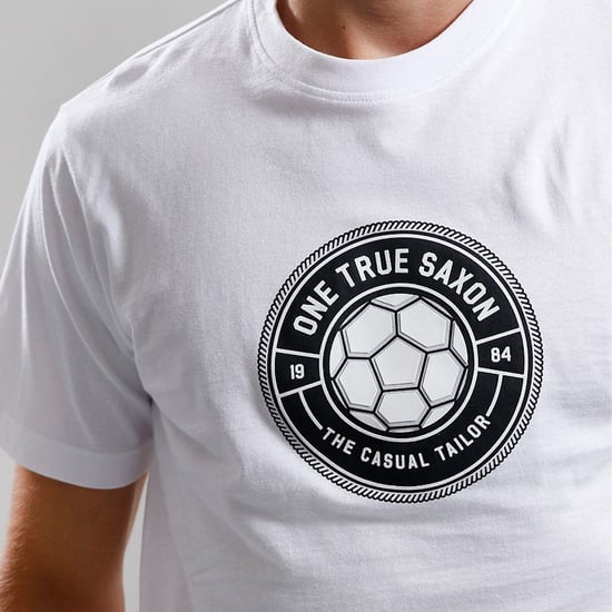 One True Saxon Baller Mens White T-Shirt - Image 3
