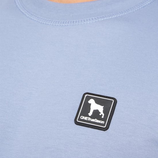 One True Saxon Dexon Mens Blue T-Shirt - Image 3