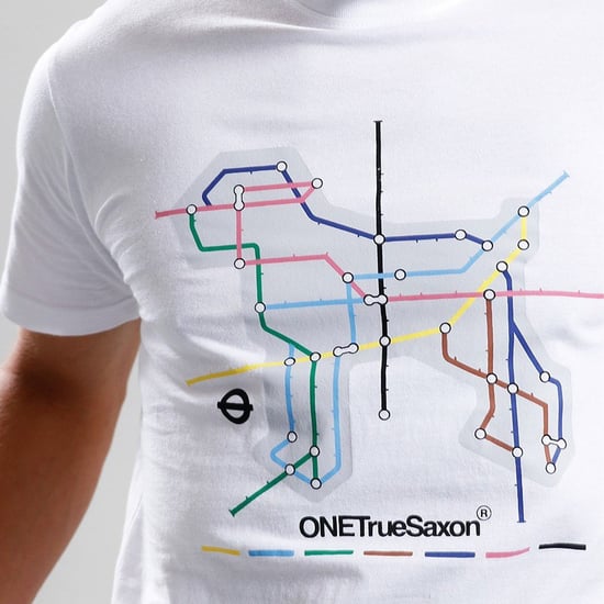One True Saxon Station Mens White T-Shirt - Image 3