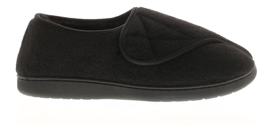 Dr Keller Mens Slippers Wide Opening Vince Touch Fastening black - Image 2