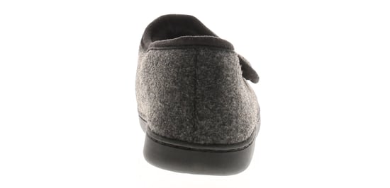 Dr Keller Mens Slippers Wide Opening Vince Touch Fastening grey - Image 4