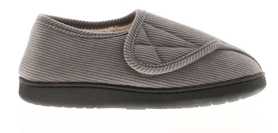 Dr Keller Womens Slipper Boots Valerie Touch Fastening grey - Image 2