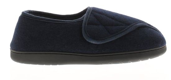 Dr Keller Mens Slippers Wide Opening Vince Touch Fastening navy - Image 2