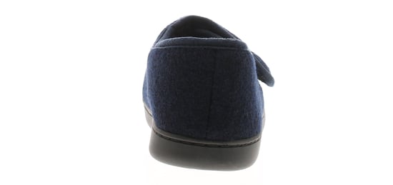 Dr Keller Mens Slippers Wide Opening Vince Touch Fastening navy - Image 4