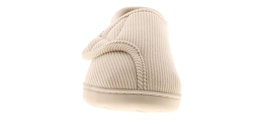 Dr Keller Womens Slipper Boots valerie Touch Fastening beige - Image 3