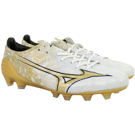 Mizuno Alpha Elite Mens White Football Boots - Image 2