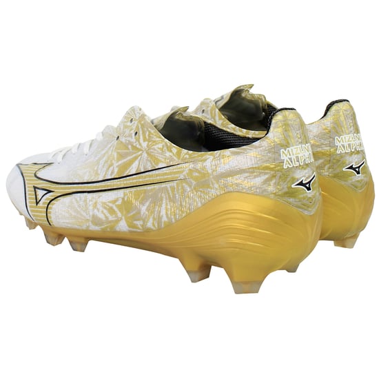Mizuno Alpha Elite Mens White Football Boots - Image 3