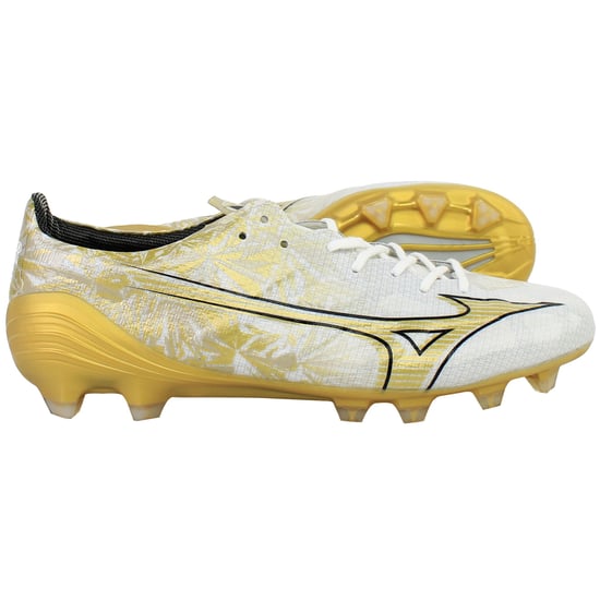 Mizuno Alpha Elite Mens White Football Boots - Image 4