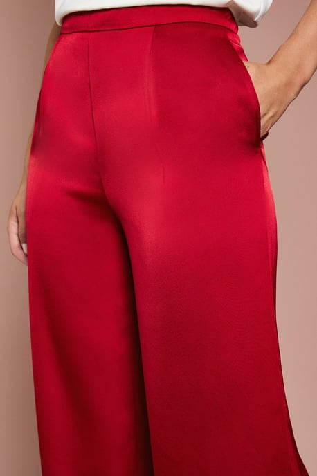 Satin Flare Trouser - Image 4