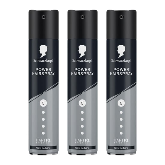 SK Styling Power Caffeine HL5 Hair Spray 250ml, 3 Pack - Image 1