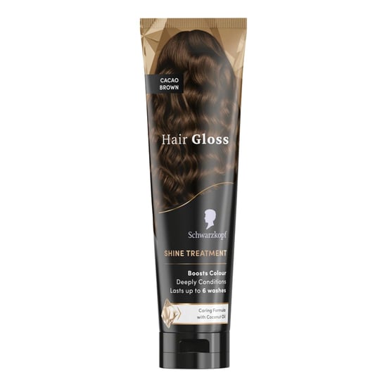 Schwarzkopf Hair Gloss Shine Treatment Cacao Brown 150ml, 3 Pack - Image 2