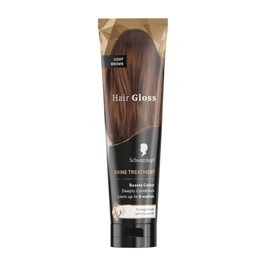 Schwarzkopf Hair Gloss Shine Treatment Light Brown 150ml, 3 Pack - Image 2