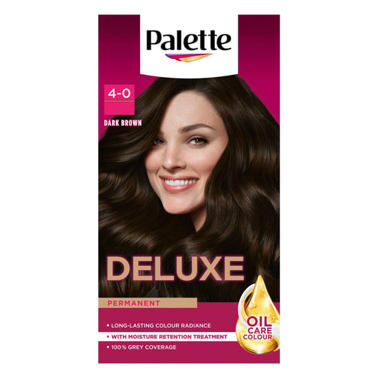 Palette Deluxe Creme Colouration 4-0 Dark Brown Hair Dye, 2 Pack - Image 2