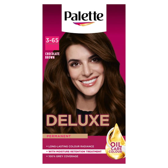 Palette Deluxe Creme Colouration 3-65 Chocolate Brown Hair Dye, 2 Pack - Image 2