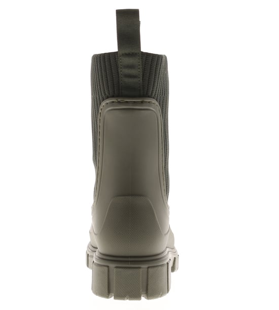 Platino Womens Wellies Paddle Pull On khaki - Image 4
