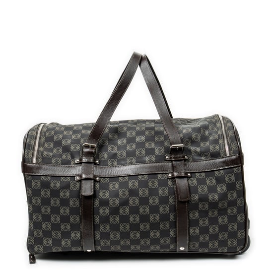 Vintage Anagram Suitcase Travel Bag - Image 5