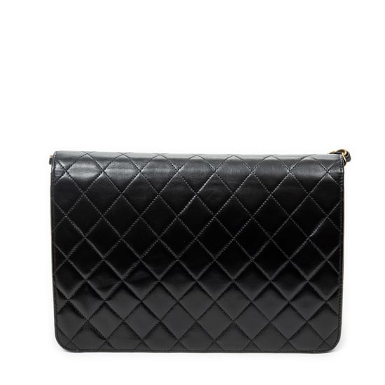 Vintage Push Lock Straight Flap  Schoudertas - Image 5