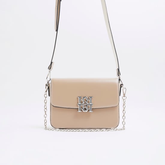 River Island Womens Beige Rr Satchel Bag - Image 5
