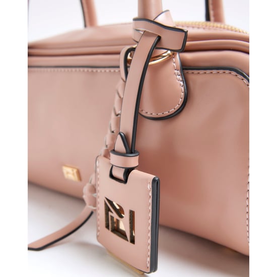 River Island Womens Pink Faux Leather Shoulder Bag - Image 4