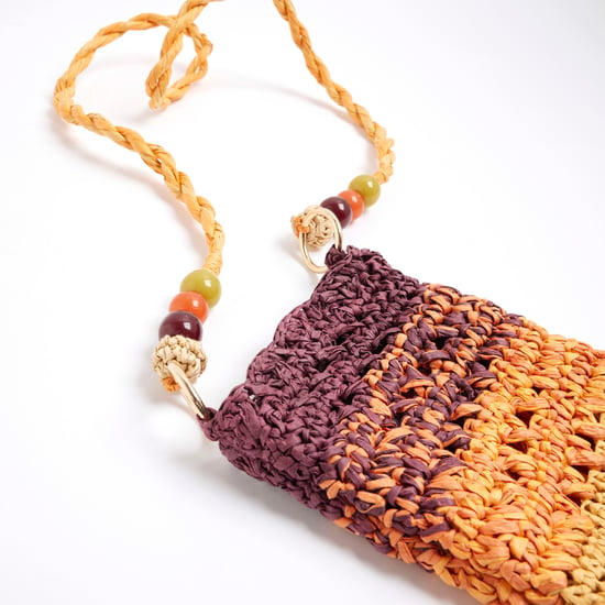 River Island Womens Multi Colour Raffia Cross Body Phone Bag - Image 4